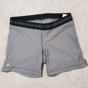 Gray biker shorts/running shorts